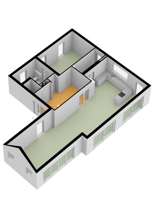 Floorplan - Witsebornsweg 1, 6285 AZ Epen