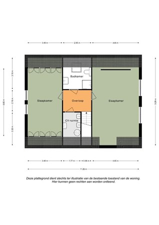 Floorplan - Witsebornsweg 1, 6285 AZ Epen