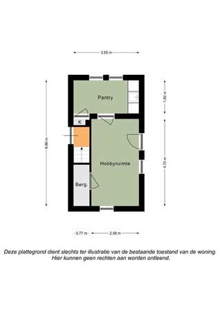 Floorplan - Witsebornsweg 1, 6285 AZ Epen