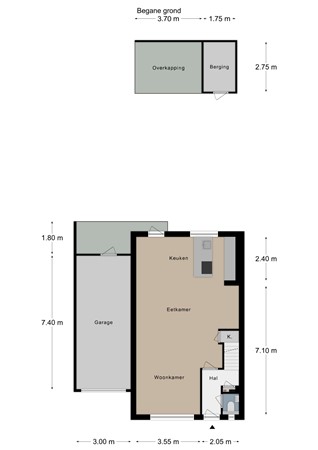 Floorplan - Benedictijnenstraat 12, 6294 BE Vijlen