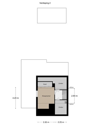Floorplan - Benedictijnenstraat 12, 6294 BE Vijlen