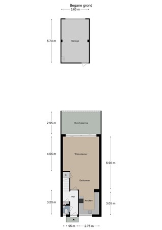 Floorplan - Burgemeester Van Laarstraat 13, 6321 CT Wijlre