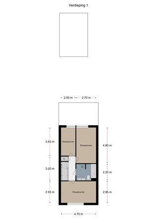 Floorplan - Burgemeester Van Laarstraat 13, 6321 CT Wijlre