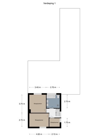 Floorplan - Heimansstraat 19, 6285 AM Epen