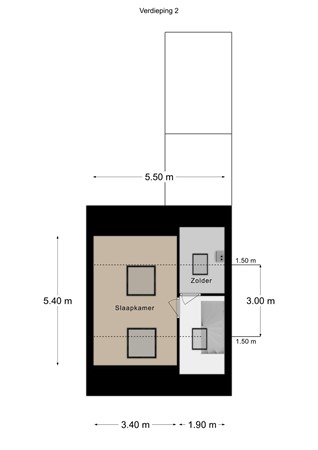 Floorplan - Wilhelminastraat 19, 6271 AV Gulpen