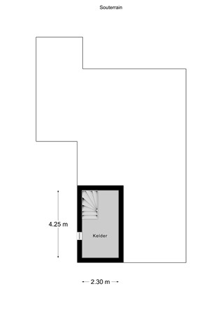 Floorplan - Krekelstraat 9, 6285 AR Epen