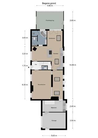 Floorplan - Oude Akerweg 22, 6271 ND Gulpen