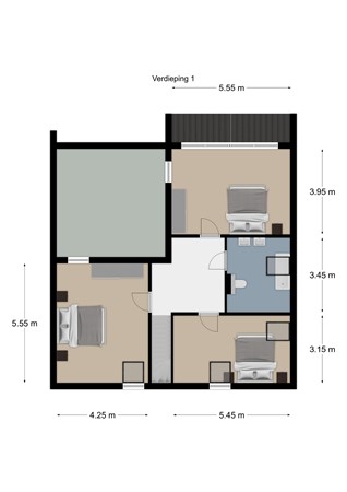Floorplan - Hekerweg 44, 6301 RH Valkenburg