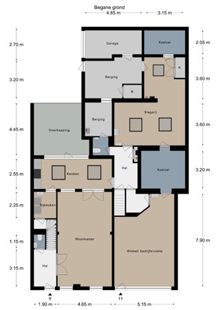 Floorplan - Rosstraat 9, 6271 BG Gulpen