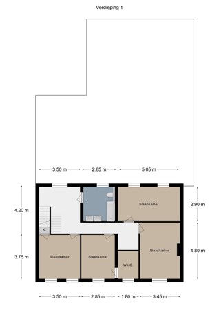 Floorplan - Rosstraat 9, 6271 BG Gulpen