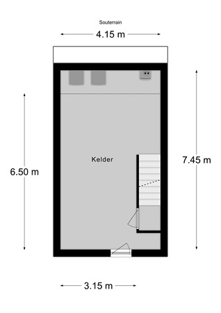 Floorplan - Kapelaan Houbenstraat 1A, 6285 AB Epen