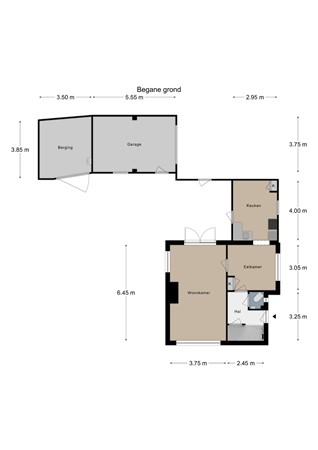 Floorplan - Pastoor Oberieweg 22, 6285 AL Epen