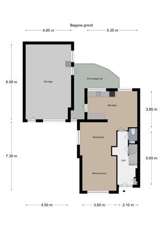 Floorplan - Kerkdelstraat 15, 6277 NK Slenaken