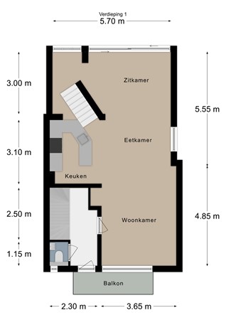 Floorplan - Kersenweide 6, 6286 BT Wittem