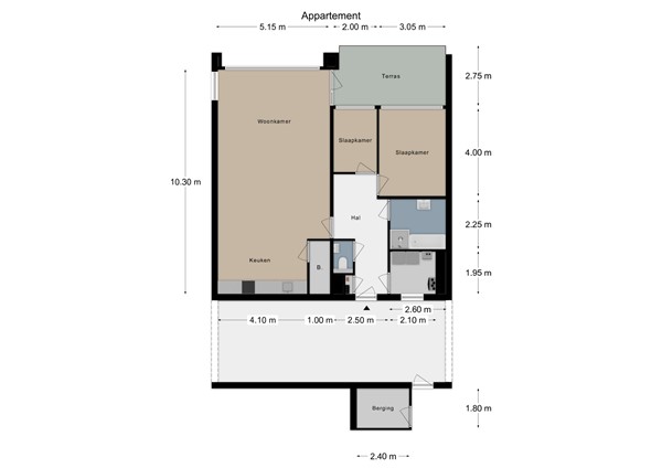 Floorplan - Heerenhofweg 22A, 6281 AR Mechelen