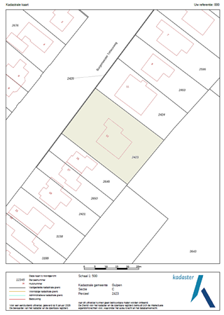 Floorplan - Burgemeester Teheuxweg 13, 6271 JJ Gulpen
