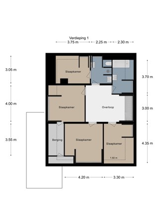 Floorplan - Burgemeester Teheuxweg 13, 6271 JJ Gulpen