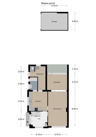 Floorplan - Eijkerstraat 43, 6269 BL Margraten