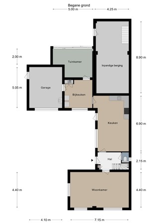 Floorplan - Wilhelminastraat 61, 6285 AT Epen