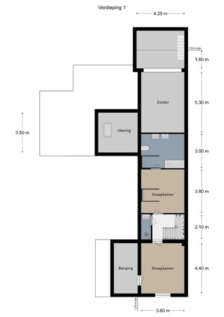 Floorplan - Wilhelminastraat 61, 6285 AT Epen