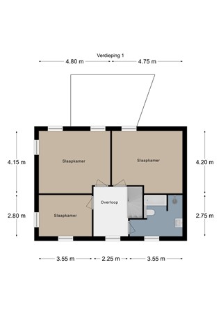 Floorplan - Eyserbosweg 3A, 6287 NA Eys