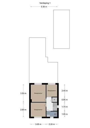 Floorplan - Pastoor Pendersstraat 13, 6325 BT Berg en Terblijt