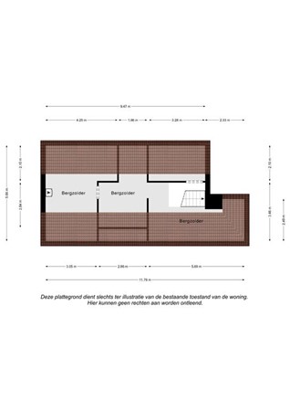 Floorplan - Deken Hennissenstraat 11, 6271 GB Gulpen
