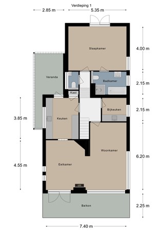 Floorplan - Sibbergrubbe 28, 6301 AA Valkenburg