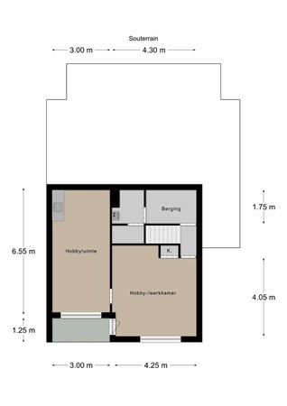 Floorplan - Heerstraat 12, 6285 AP Epen