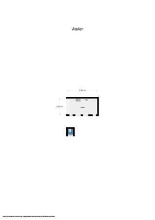Floorplan - Commandeurstraat 38, 6281 AN Mechelen