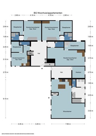 Floorplan - Kromsteeg 3, 6276 PE Heijenrath