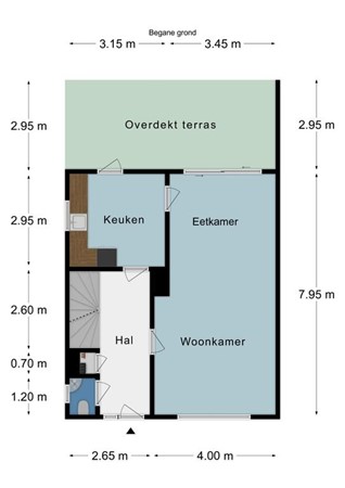 Floorplan - Vossenstraat 15, 6286 BW Wittem
