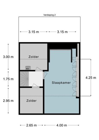 Floorplan - Vossenstraat 15, 6286 BW Wittem