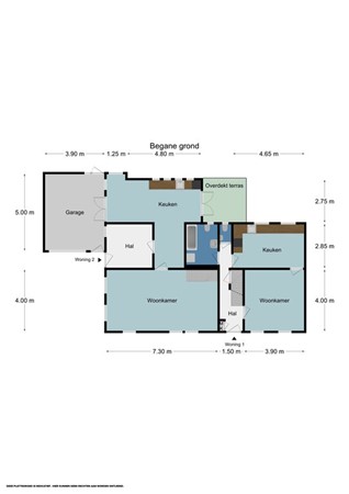 Floorplan - Duivenstraat 19, 6261 NV Mheer