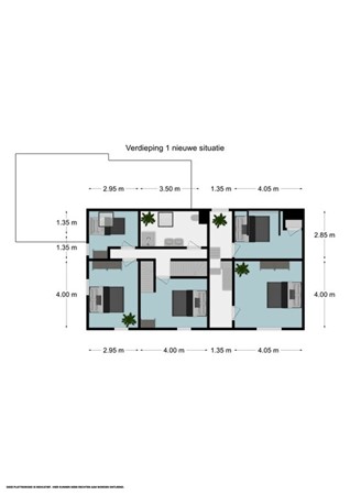 Floorplan - Duivenstraat 19, 6261 NV Mheer