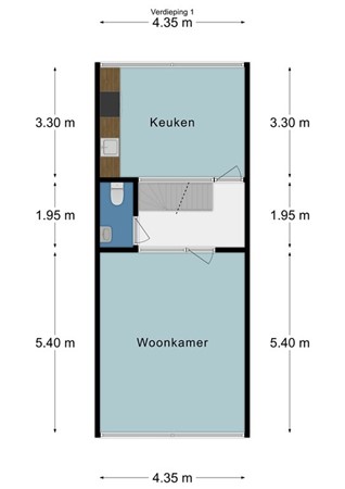 Floorplan - Pastoor Steinbuschstraat 18, 6321 BX Wijlre