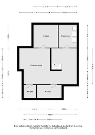 Floorplan - Engelsdalstraat 22, 6277 NG Slenaken