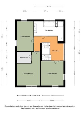 Floorplan - Engelsdalstraat 22, 6277 NG Slenaken