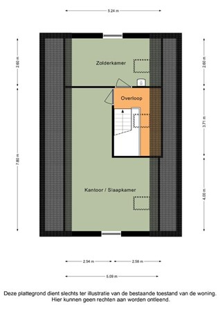 Floorplan - Engelsdalstraat 22, 6277 NG Slenaken