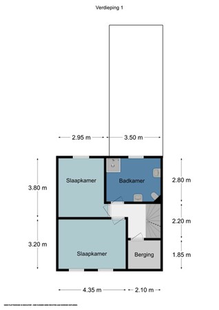 Floorplan - Buizerdstraat 3, 6414 VT Heerlen