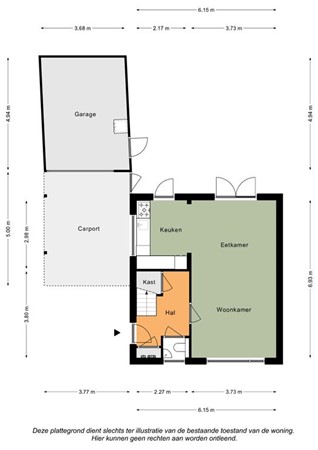 Floorplan - Prinses Christinastraat 30, 6271 CA Gulpen