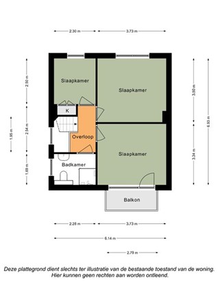 Floorplan - Prinses Christinastraat 30, 6271 CA Gulpen