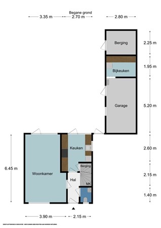 Floorplan - Pres J.F. Kennedystraat 10, 6286 BG Wittem