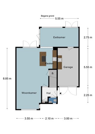 Floorplan - Engelsdalstraat 39, 6277 NG Slenaken