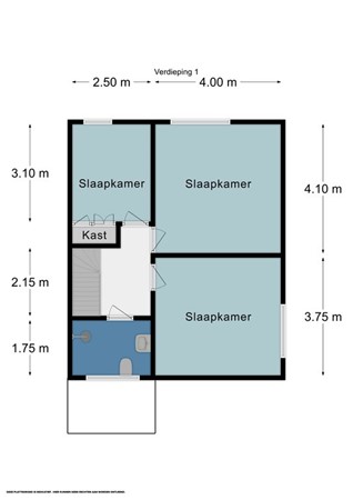 Floorplan - Van Pallantstraat 13, 6286 AX Wittem