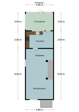 Floorplan - Lemiers-Rijksweg 56, 6295 AP Lemiers