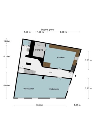 Floorplan - Haagstraat 43, 6274 NT Reijmerstok