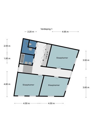 Floorplan - Haagstraat 43, 6274 NT Reijmerstok