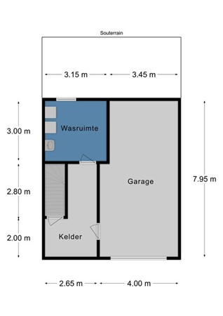 Floorplan - Vossenstraat 15, 6286 BW Wittem