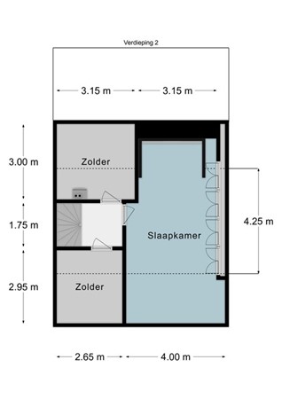Floorplan - Vossenstraat 15, 6286 BW Wittem